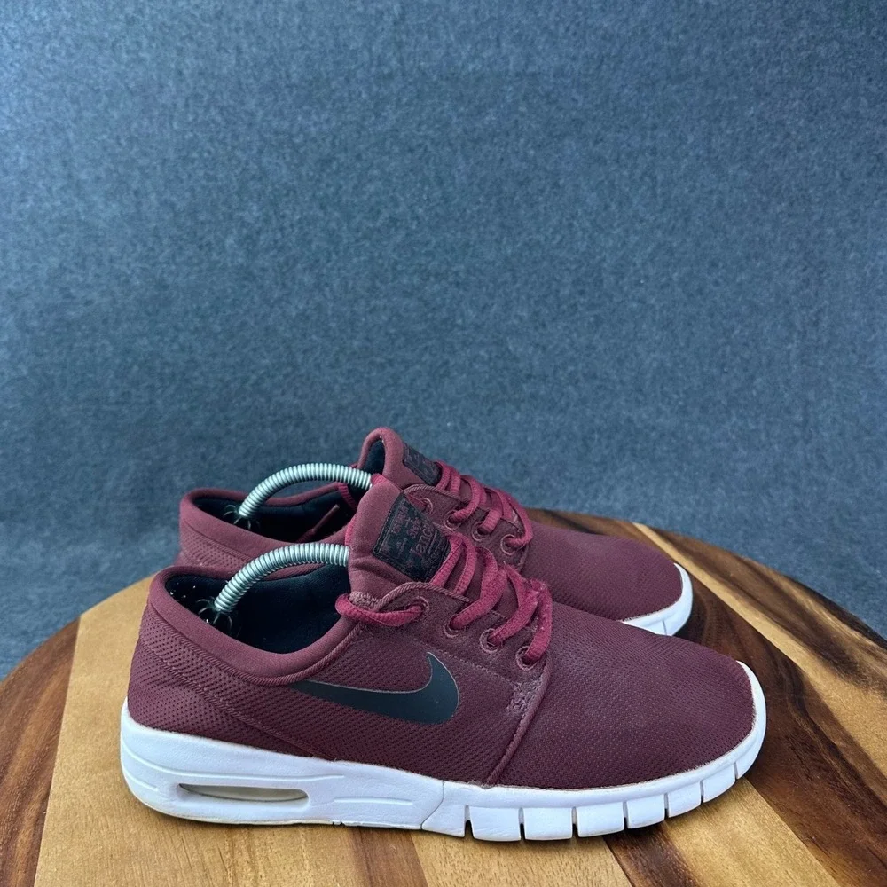 Nike SB Stefan Janoski Max Burgundy Kids 6.5Y Womens 8 905217-601